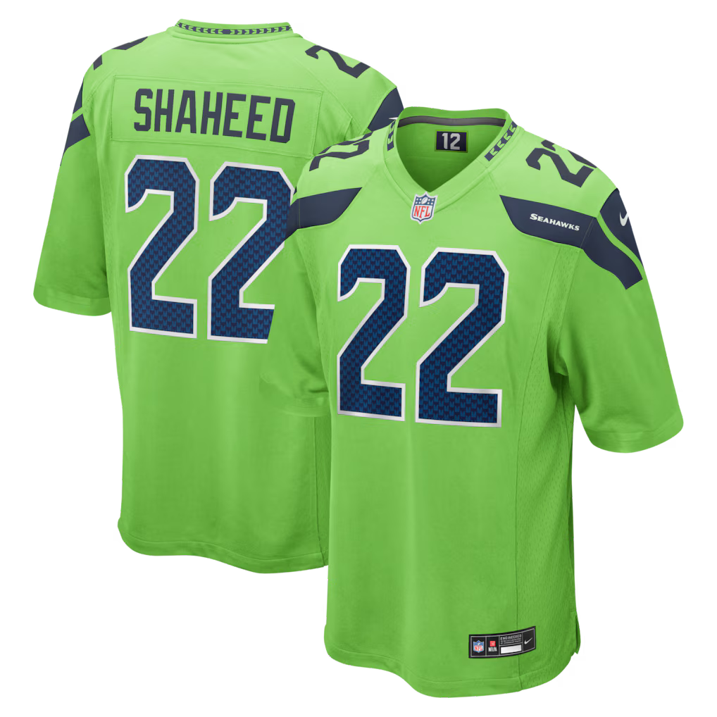 Rashid Shaheed Seattle Seahawks Alternate Jersey - Neon Green