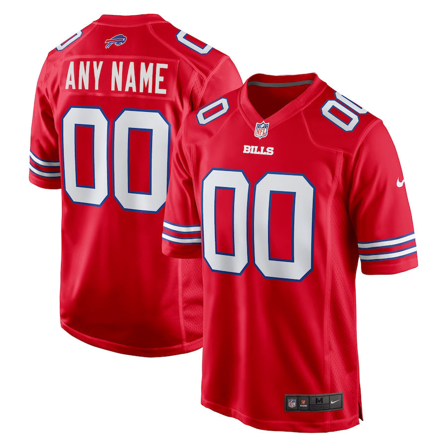 Custom Buffalo Bills Jersey - Red