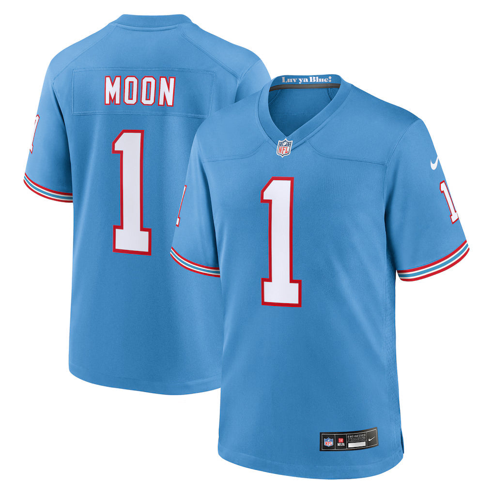 Warren Moon Tennessee Titans Retired Player Alternate Jersey - Light Blue
