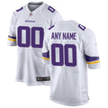 Custom Minnesota Vikings Jersey - White