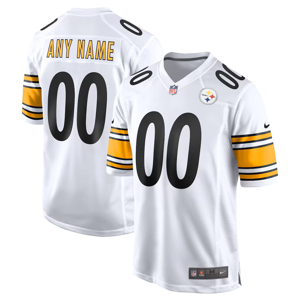 Custom Pittsburgh Steelers Jersey - White