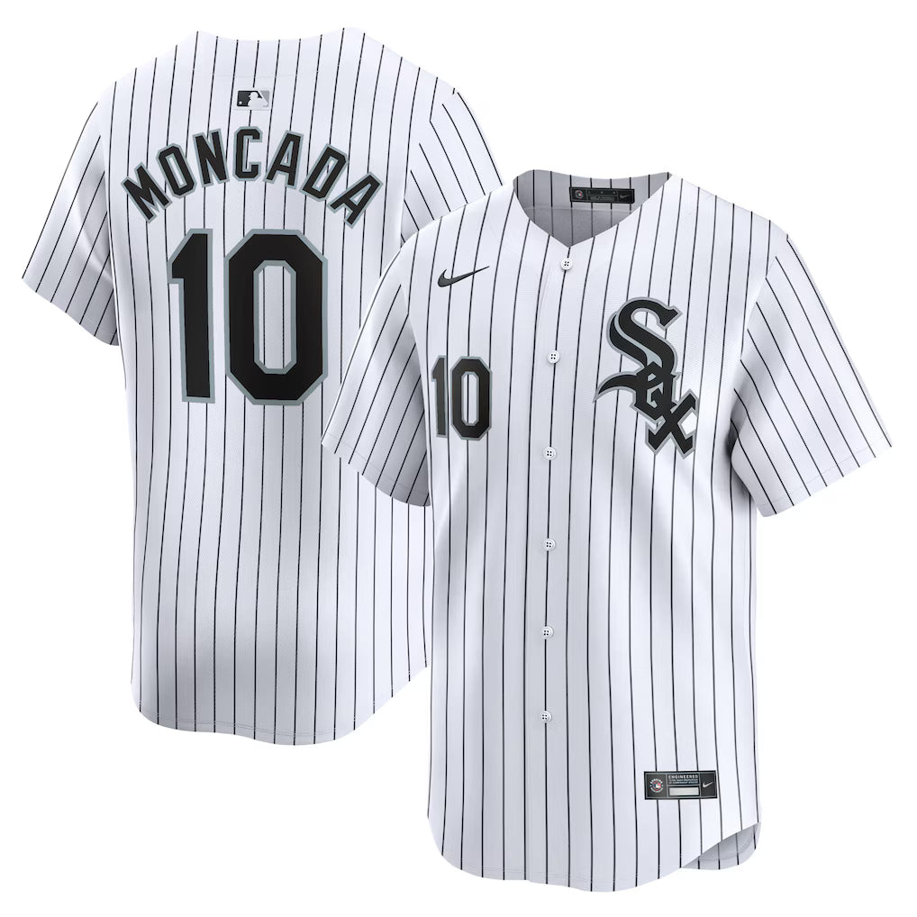 Yoan Moncada Chicago White Sox Home Jersey - White
