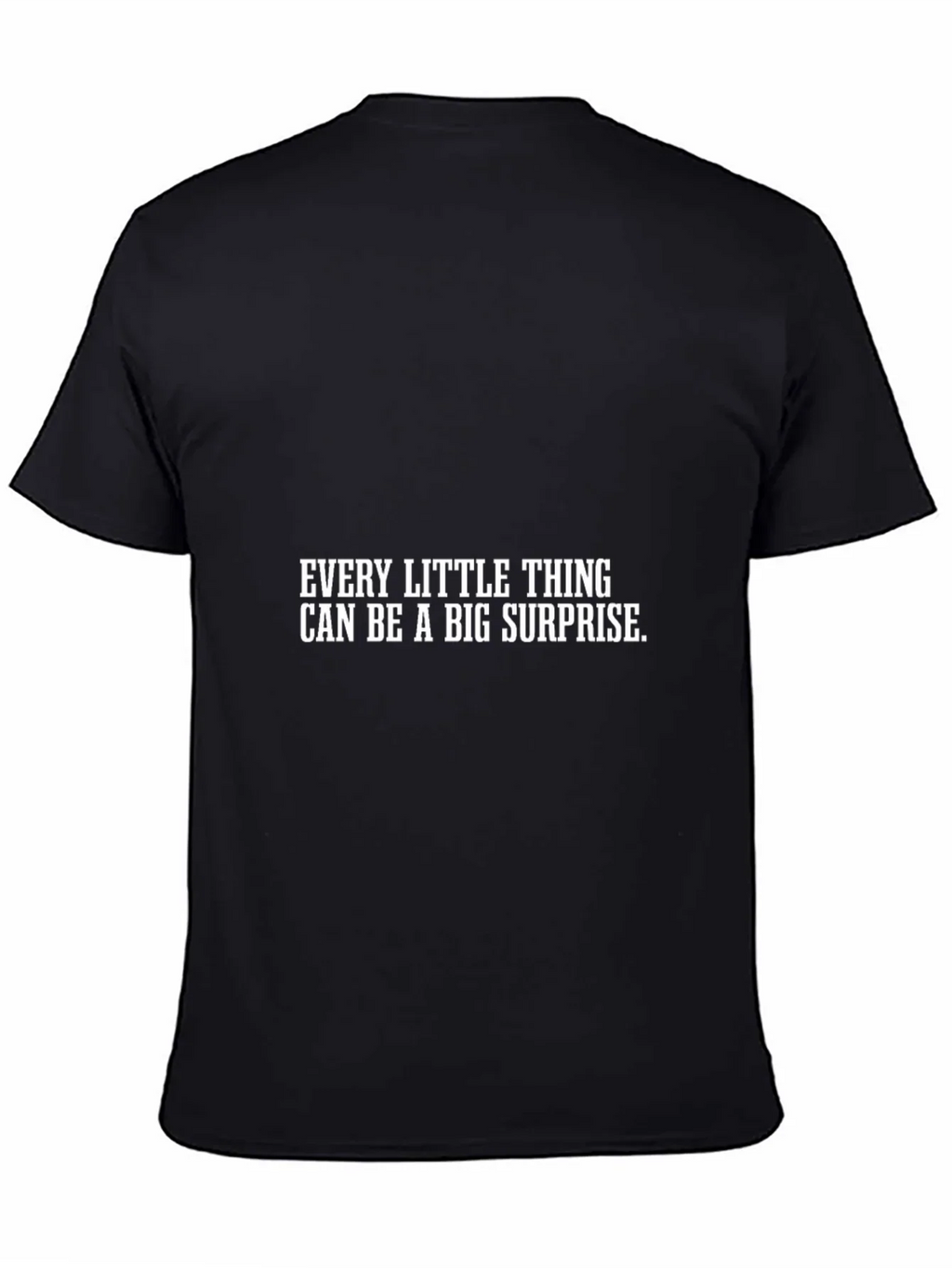 Surprise Graphic Tee - Mens Black T-Shirt