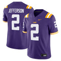 Justin Jefferson LSU Tigers Alumni Jersey - Purple