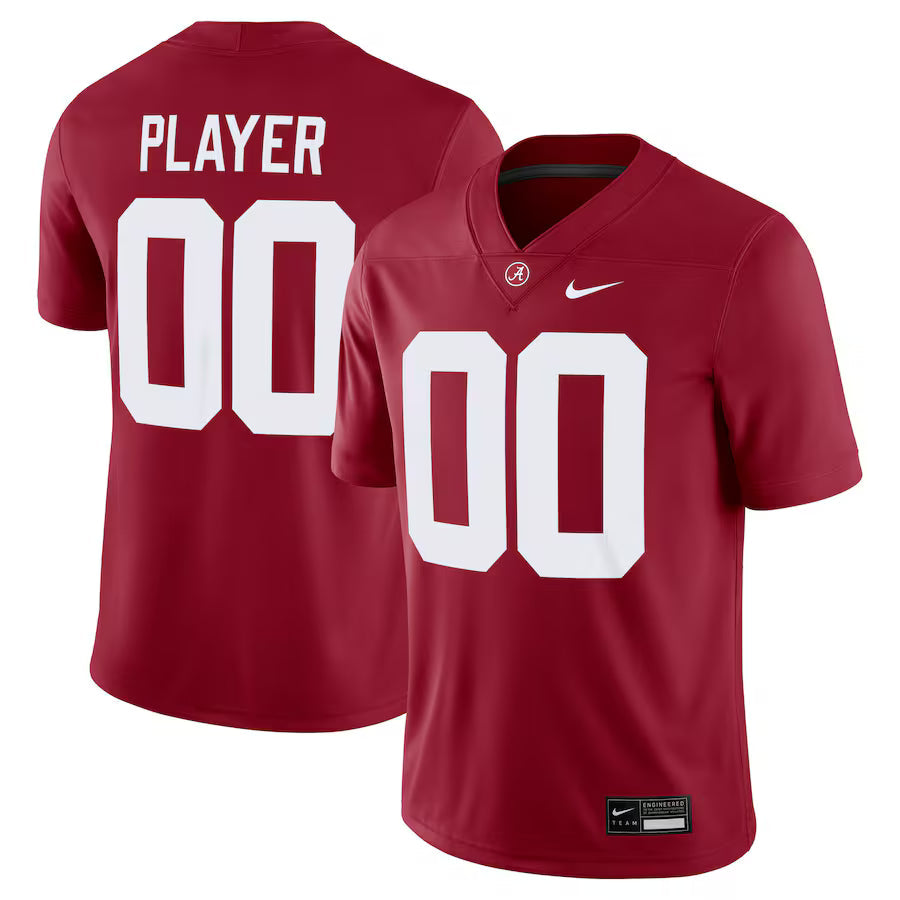 Custom Alabama Crimson Tide Jersey - Crimson