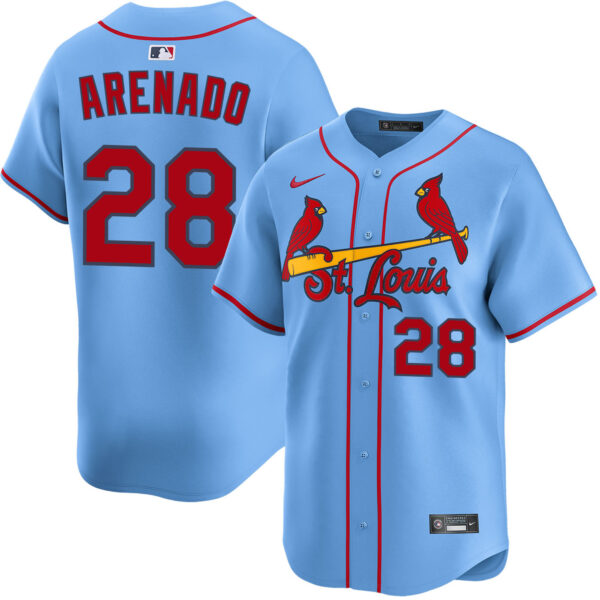 Nolan Arenado St. Louis Cardinals Alternate Limited Jersey - Light Blue