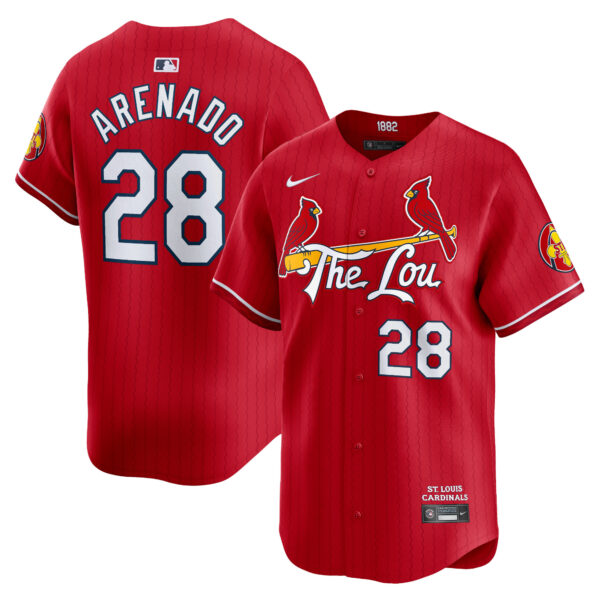 Nolan Arenado St. Louis Cardinals City Connect Limited Jersey - Red