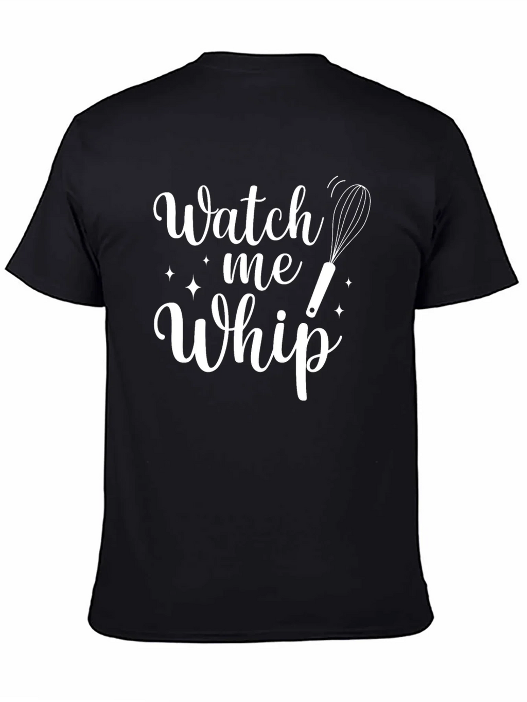 Watch Me Whip Black Crewneck T-Shirt