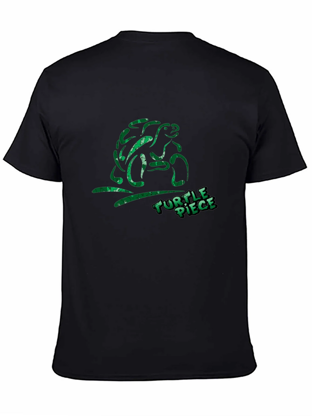 Turtle Piece T-Shirt - Green Design