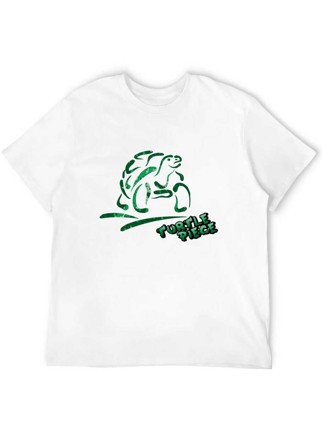 Turtle Piece T-Shirt - Green Design