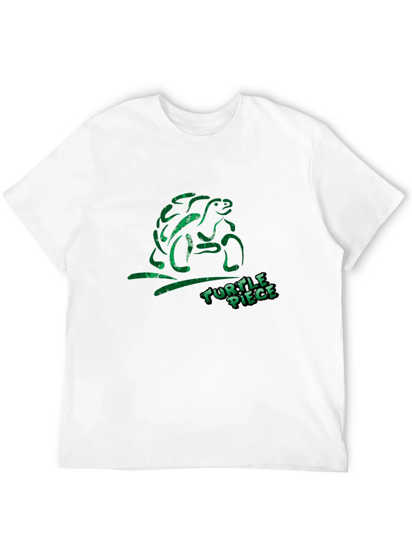Turtle Piece T-Shirt - Green Design