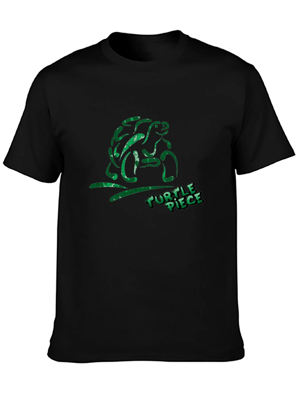 Turtle Piece T-Shirt - Green Design