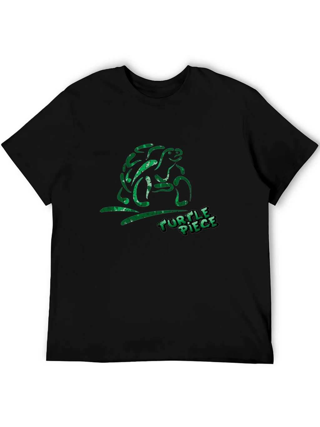 Turtle Piece T-Shirt - Green Design