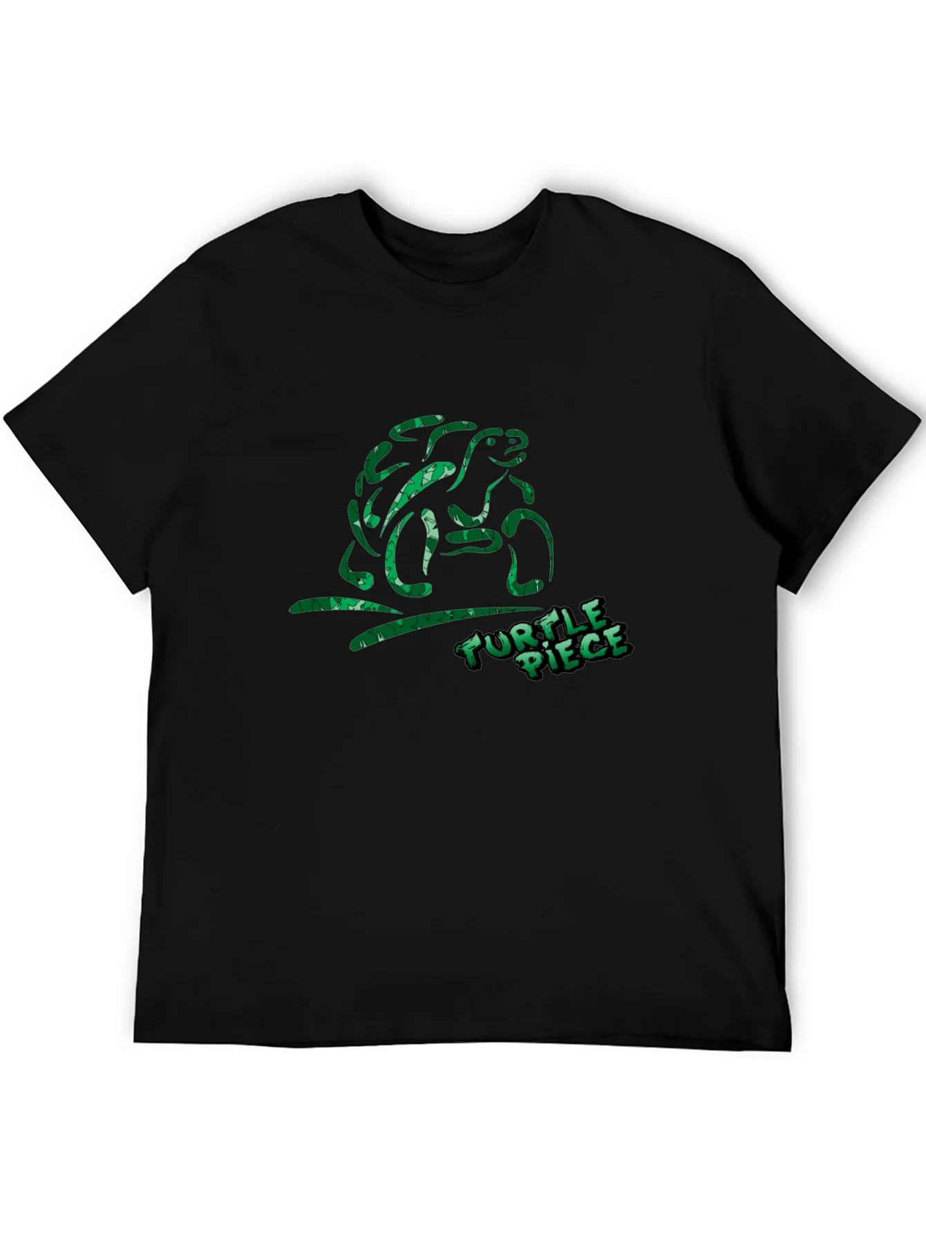 Turtle Piece T-Shirt - Green Design