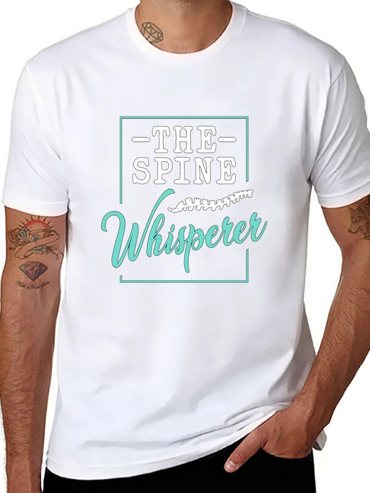 Chiropractor Humor Graphic T-Shirt - Spine Whisperer