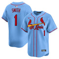 Ozzie Smith St. Louis Cardinals Alternate Limited Jersey - Light Blue