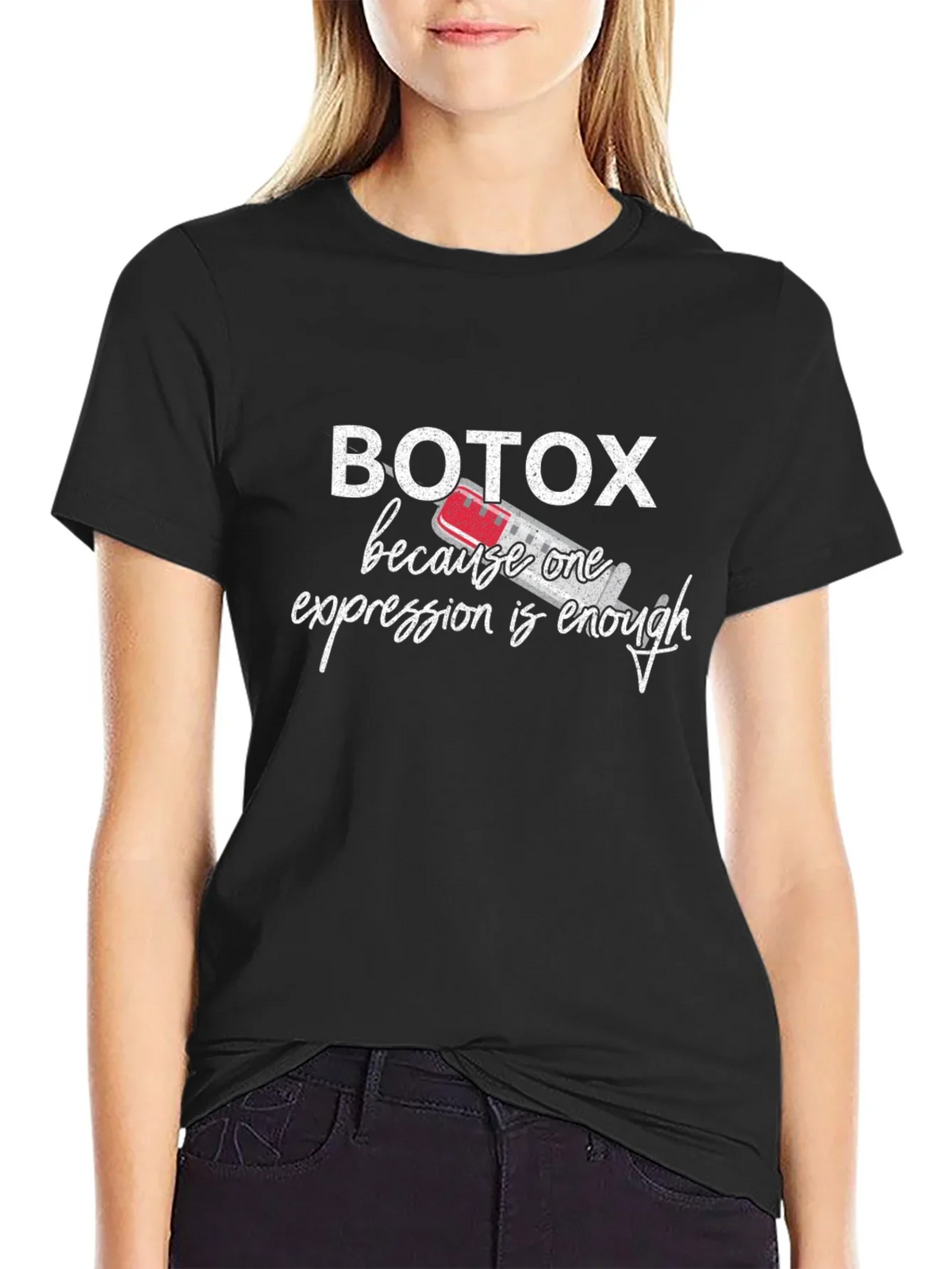 Botox Funny T-Shirt - One Expression Enough