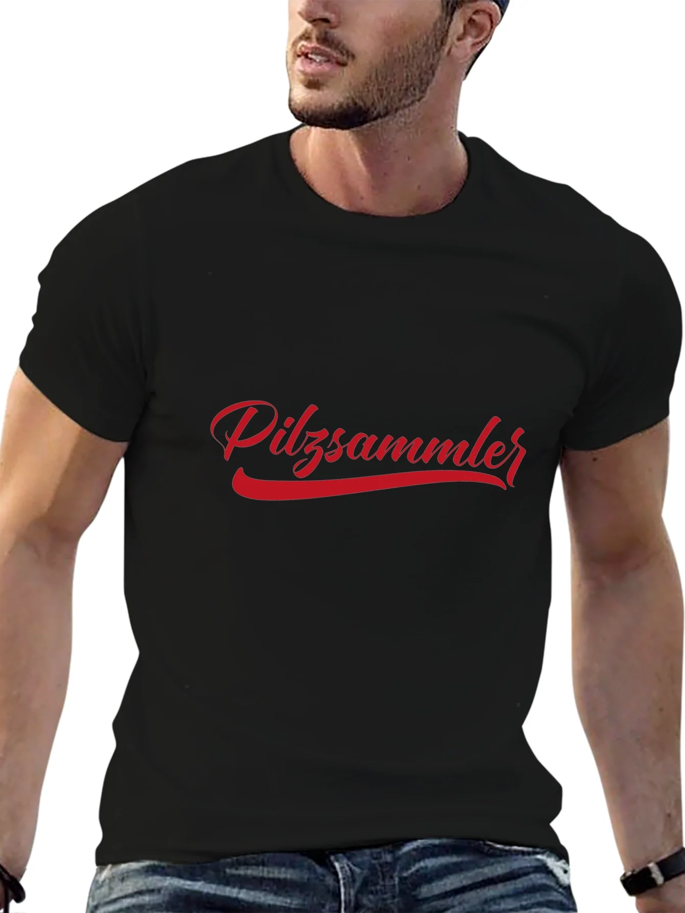 Pilzsammler Tee - Black T-Shirt