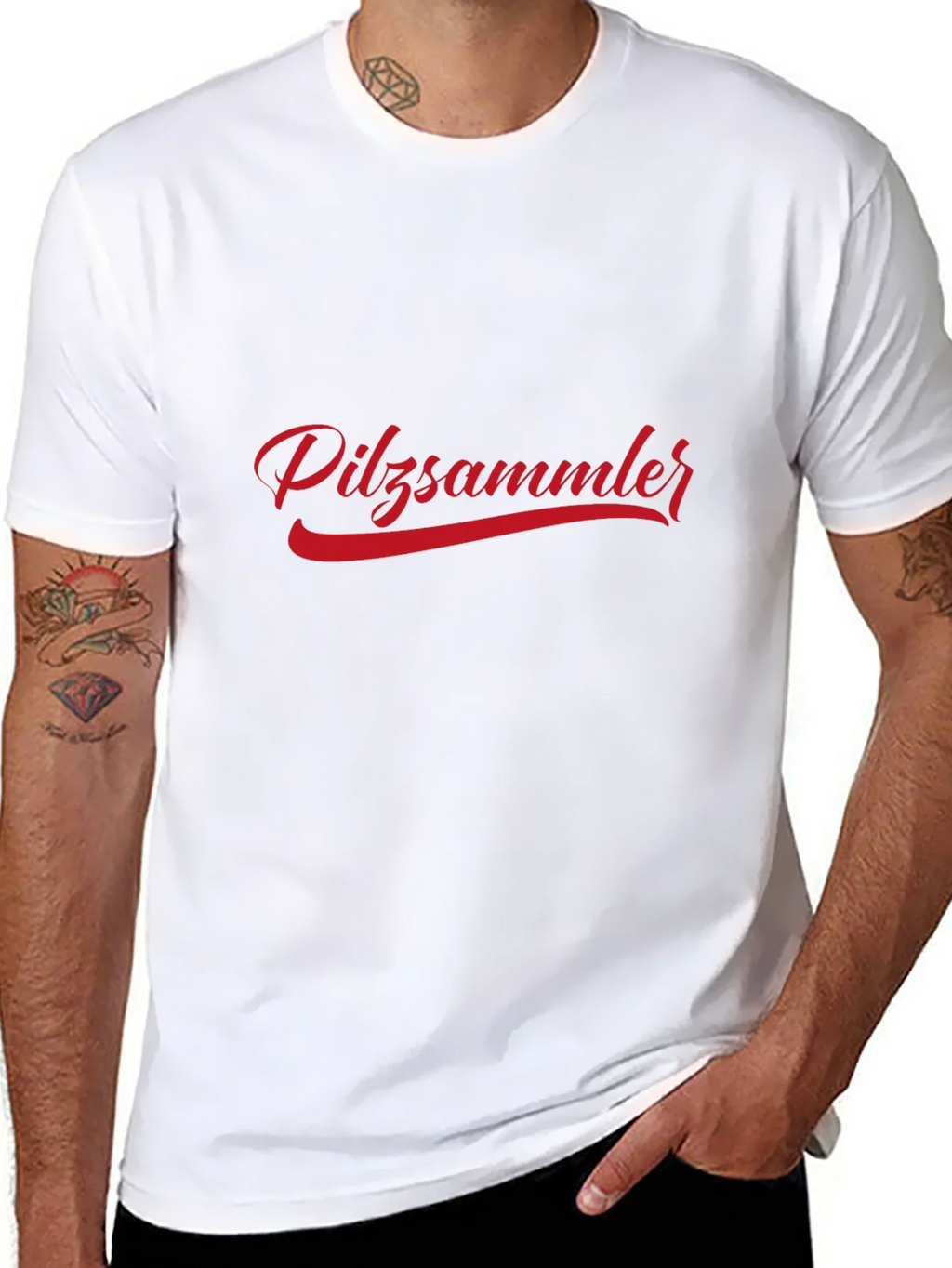 Pilzsammler Tee - Black T-Shirt