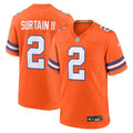 Patrick Surtain II Denver Broncos Mile High Collection Alternate Jersey - Orange