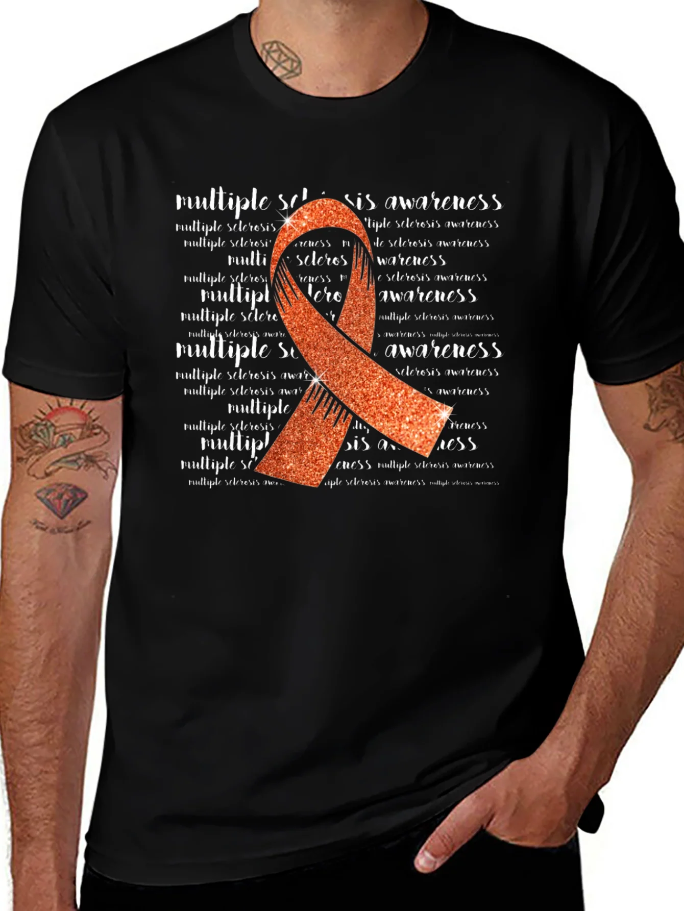 Multiple Sclerosis Awareness Ribbon T-Shirt