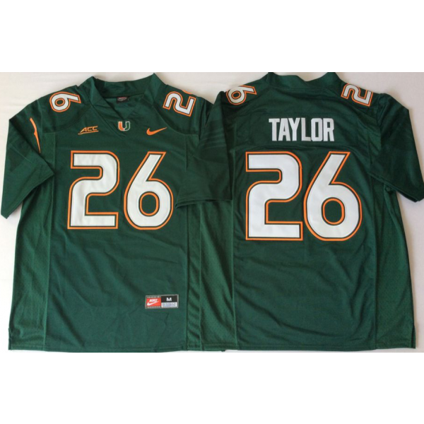Sean Taylor Miami Hurricanes Alumni Alternate Jersey - Green