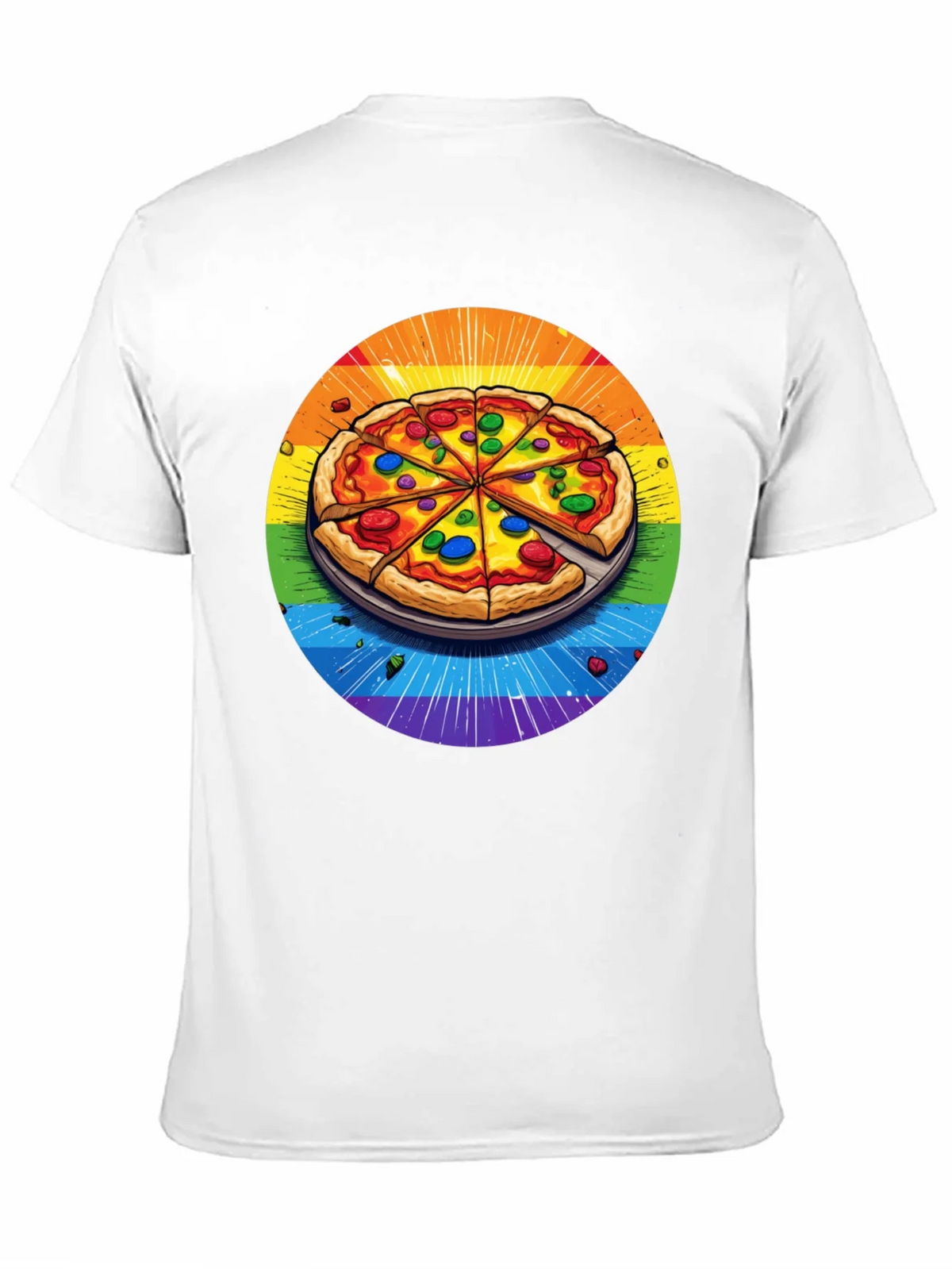 Rainbow Pizza T-Shirt
