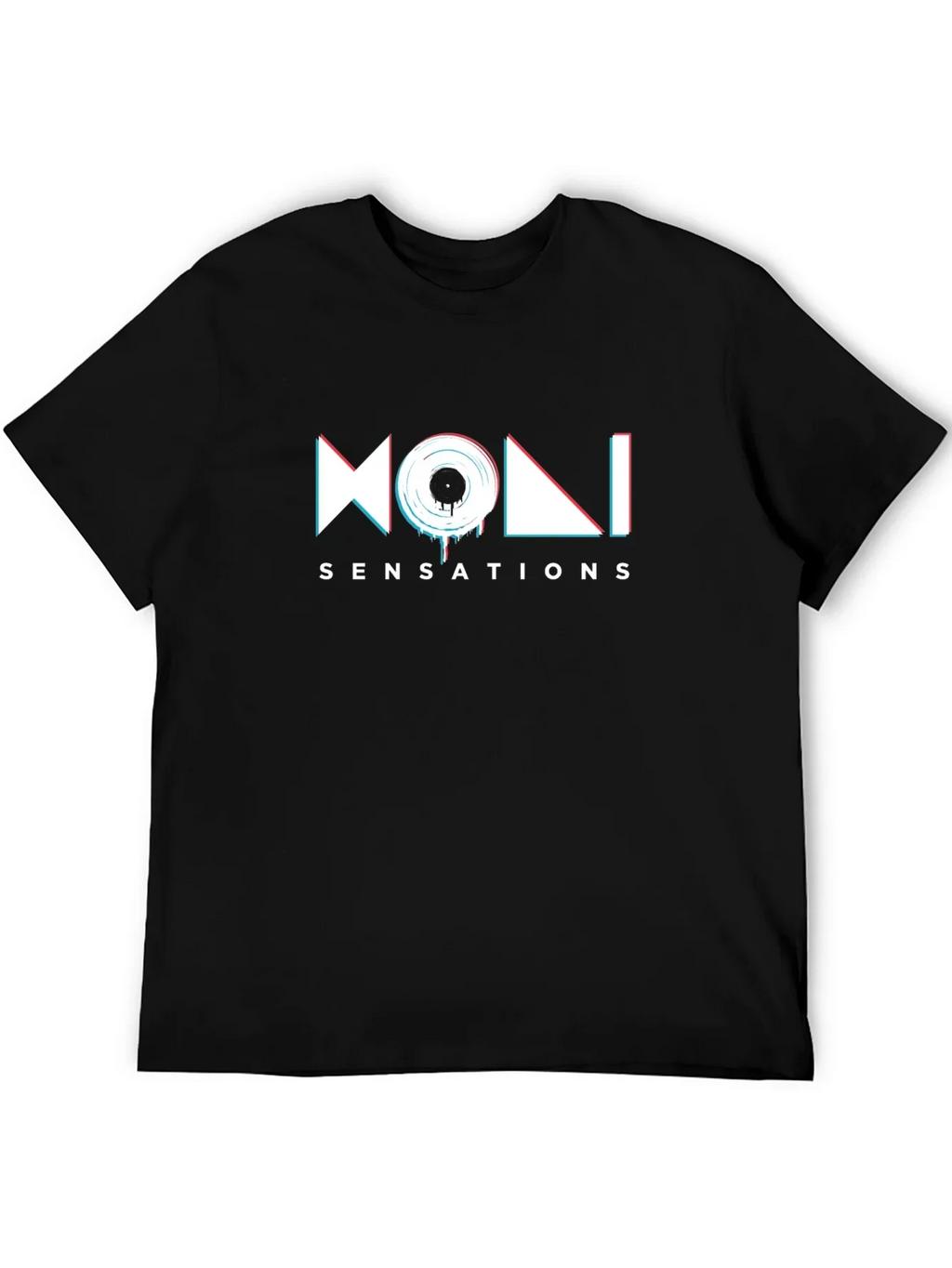 MONI Sensations Black Graphic T-Shirt