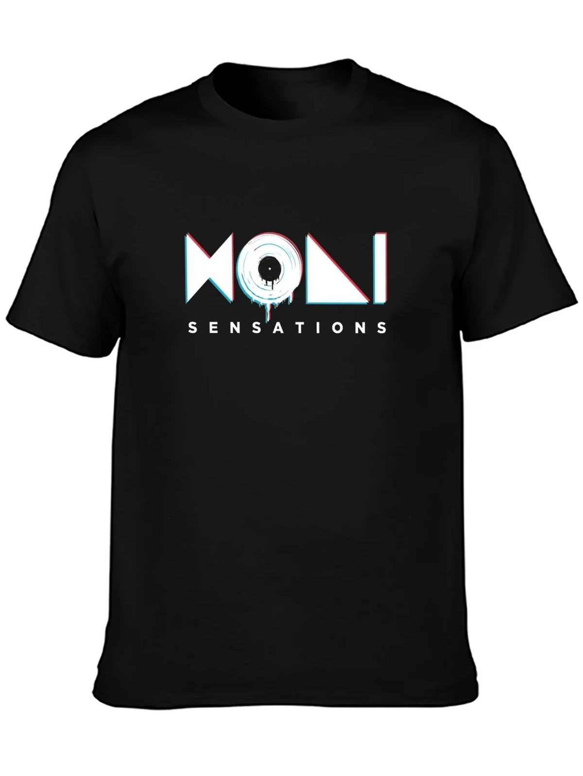 MONI Sensations Black Graphic T-Shirt