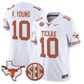 Vince Young Texas Longhorns Jersey - White