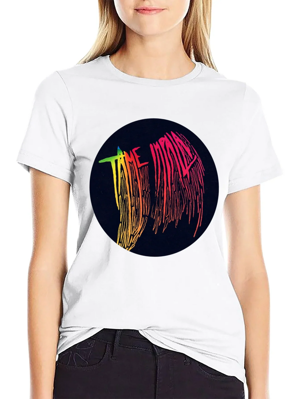 Tame Impala Graphic Black T-Shirt - Retro Style