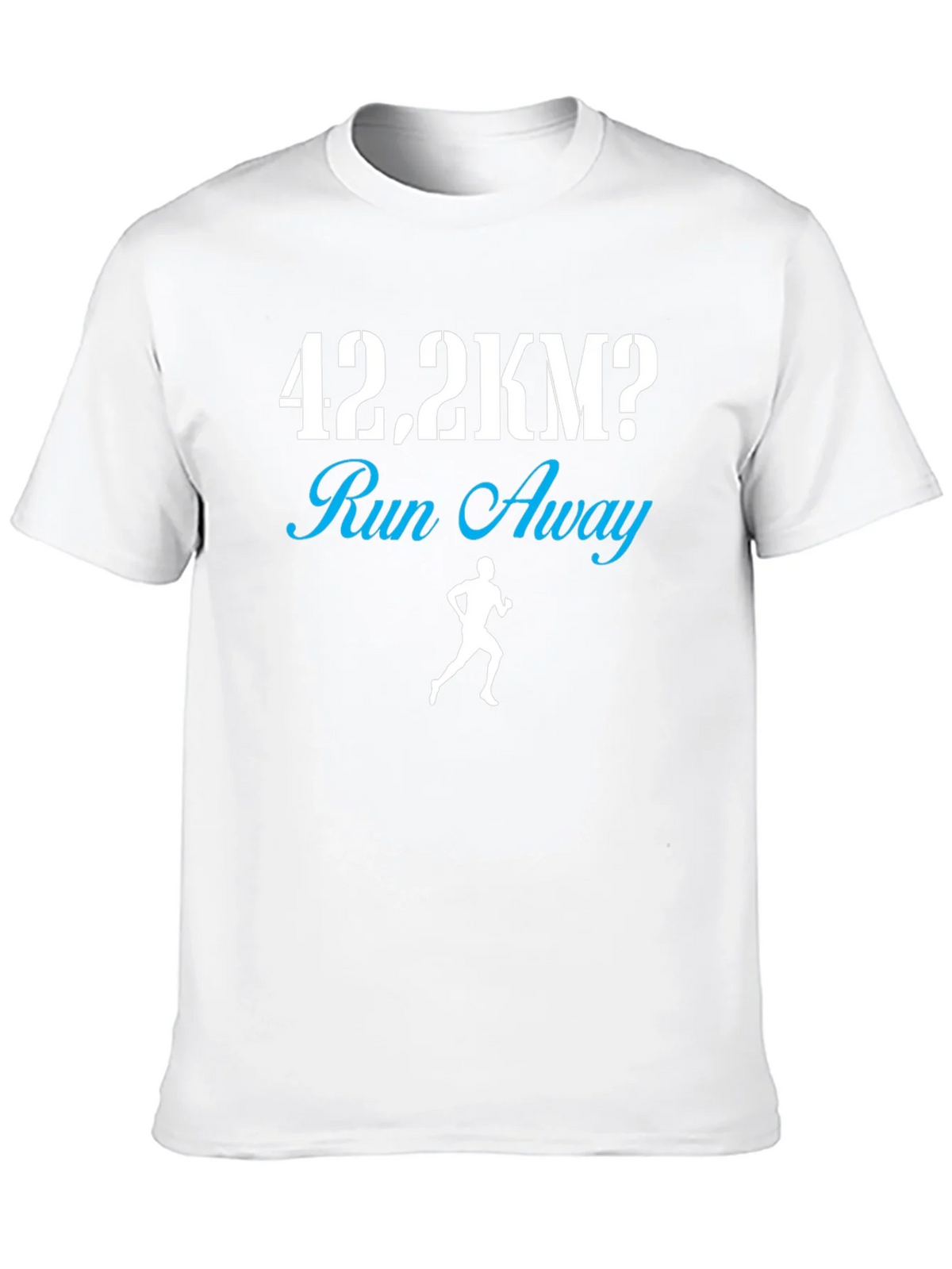 42.2KM Run Away Funny Marathon Runner T-Shirt