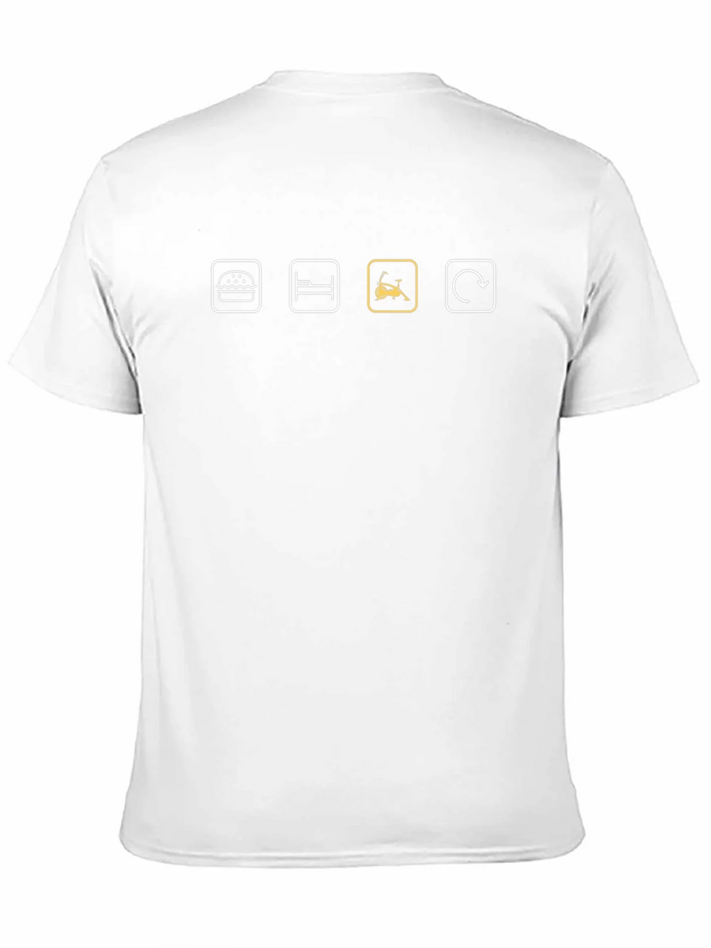 Eat Sleep Exercise Repeat Black T-Shirt