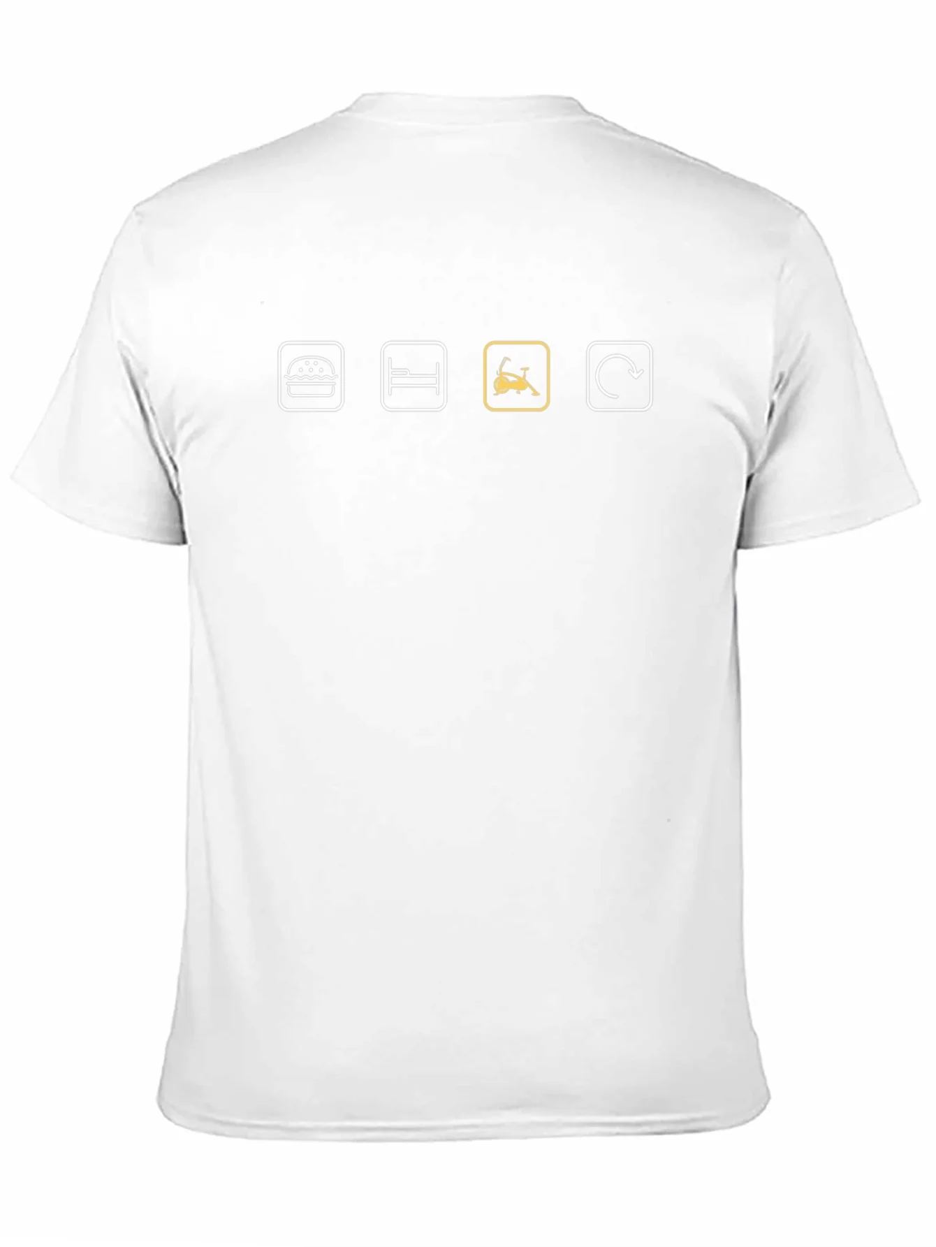 Eat Sleep Exercise Repeat Black T-Shirt