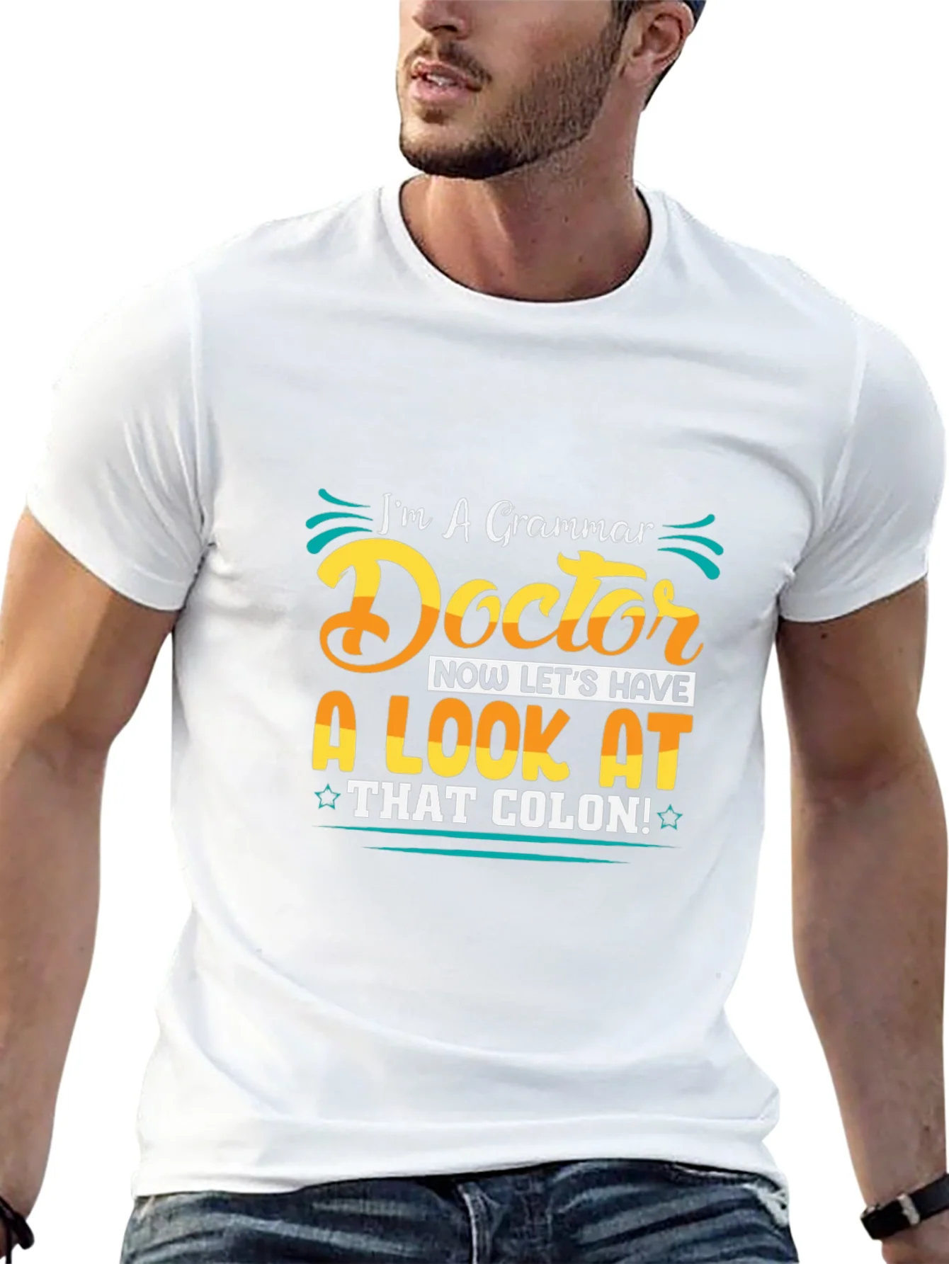 Grammar Doctor Funny Graphic T-Shirt