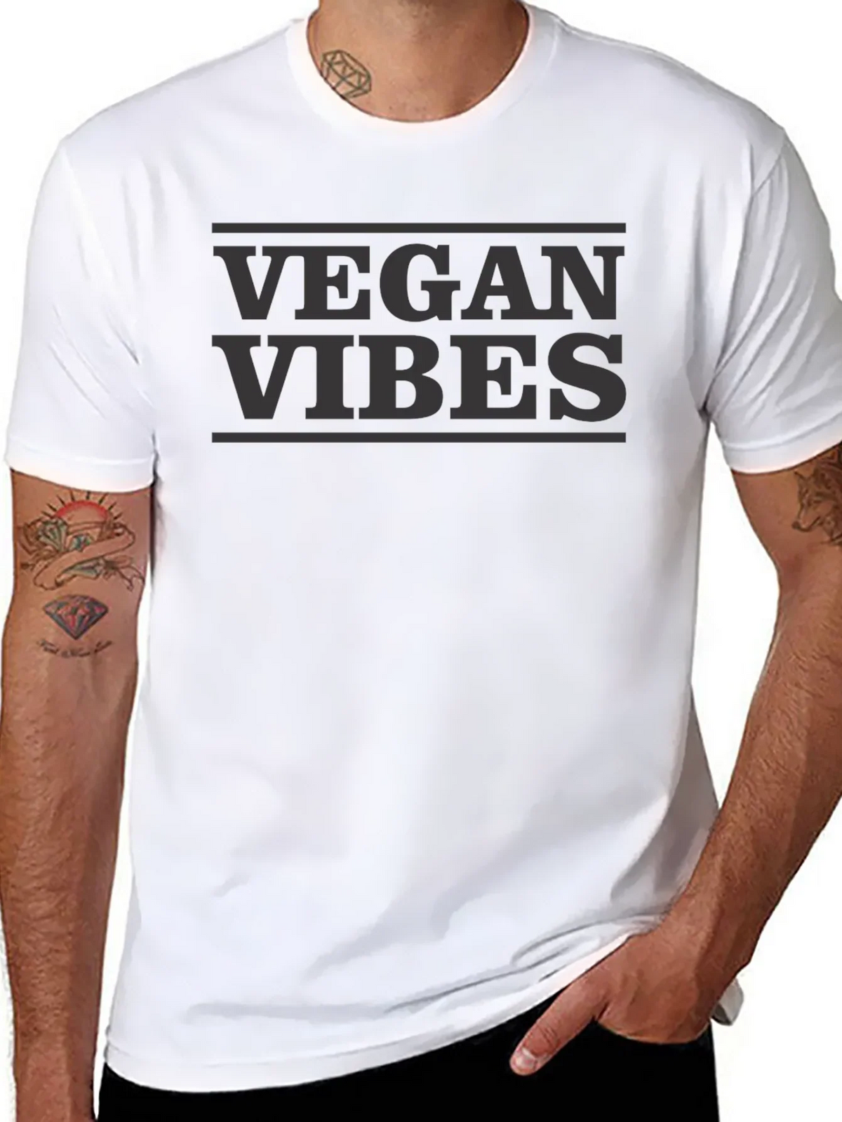 Vegan Vibes T-Shirt - Unisex Stylish Tee