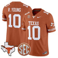 Vince Young Texas Longhorns Jersey - Orange