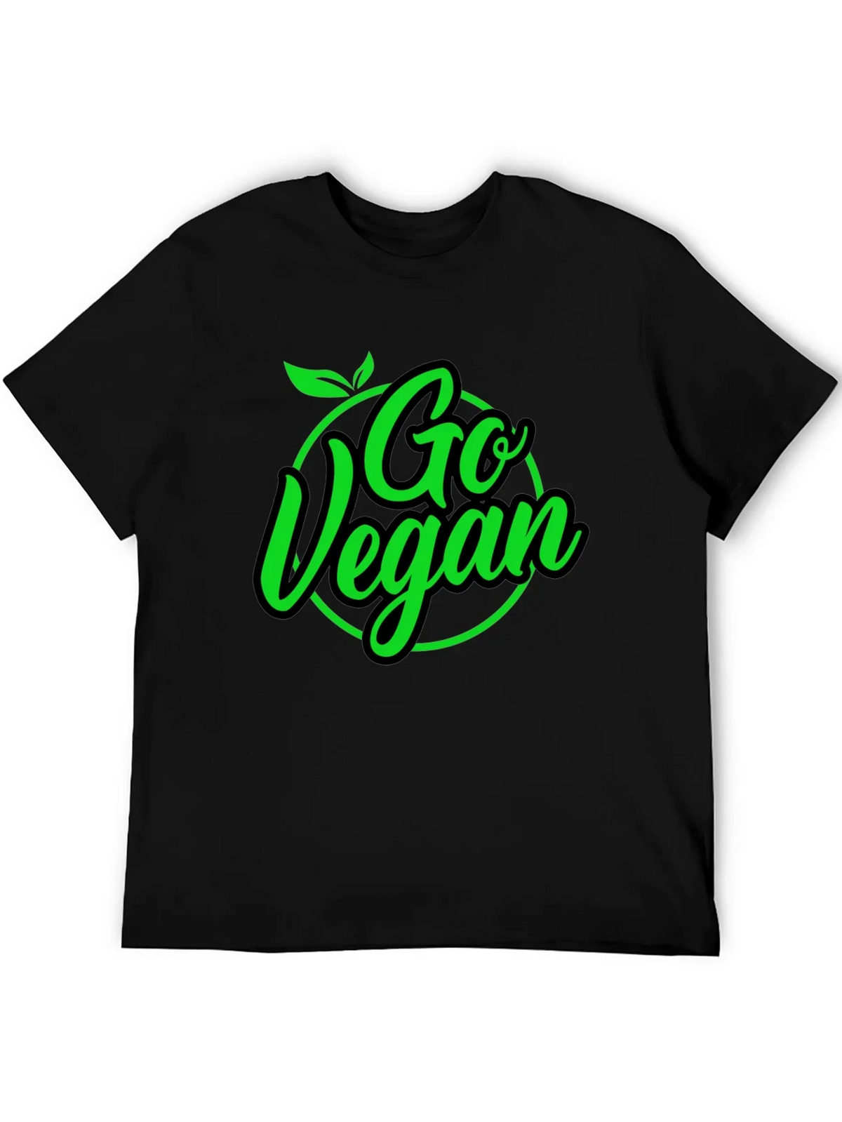 Go Vegan Black T-Shirt