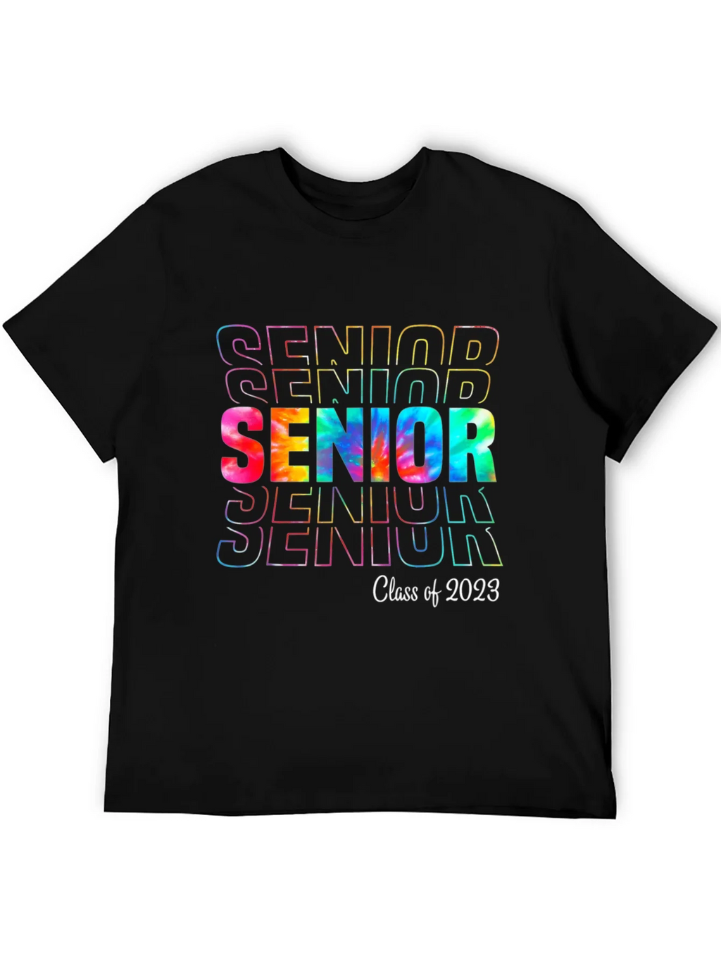 Senior Class of 2023 Tie-Dye Graphic T-Shirt