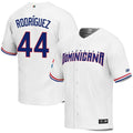 Julio Rodríguez Dominican Baseball Seattle Mariners World Baseball Classic Jersey – White