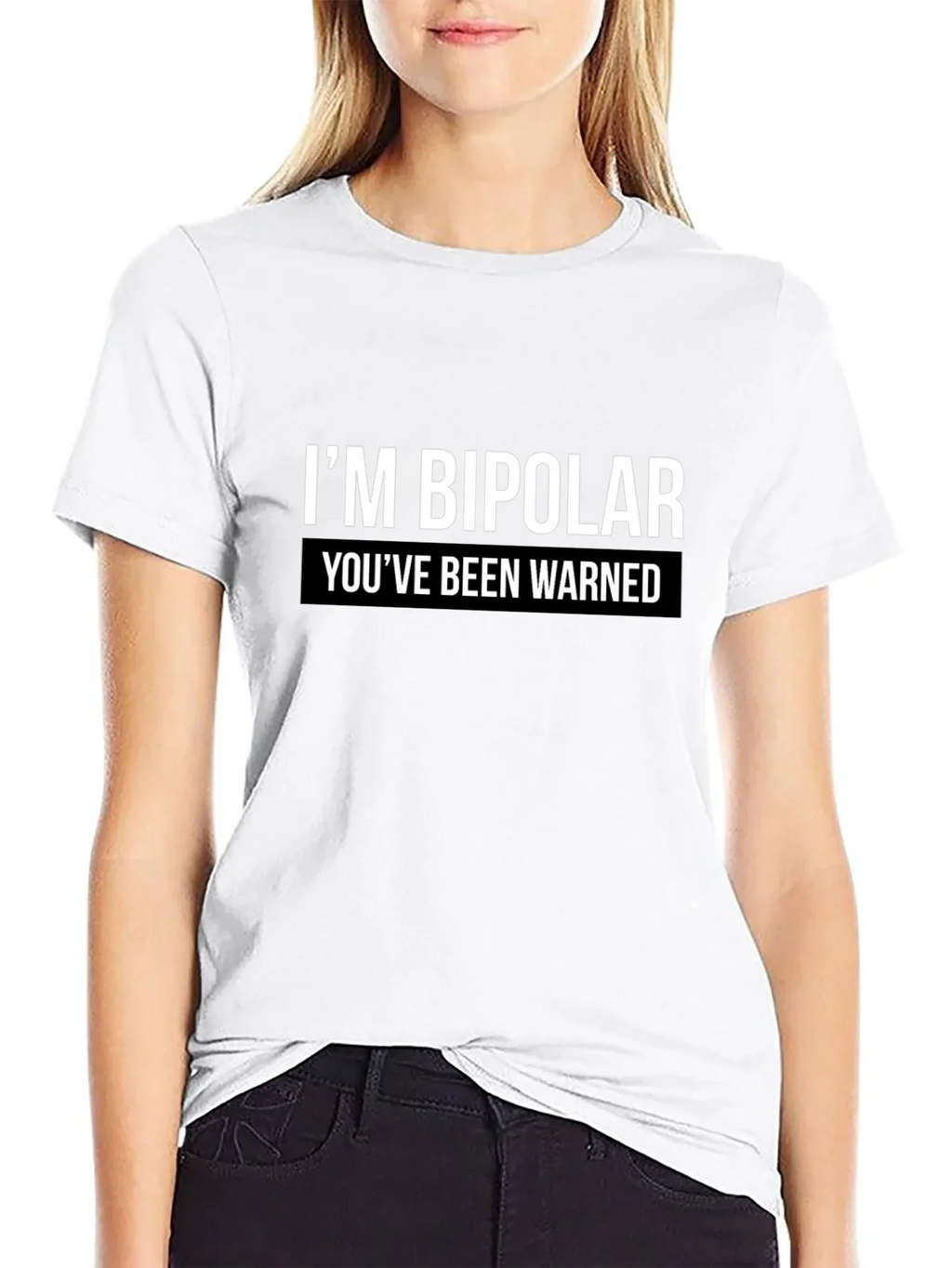 Bipolar Warning Graphic Tee - Unisex Casual T-Shirt