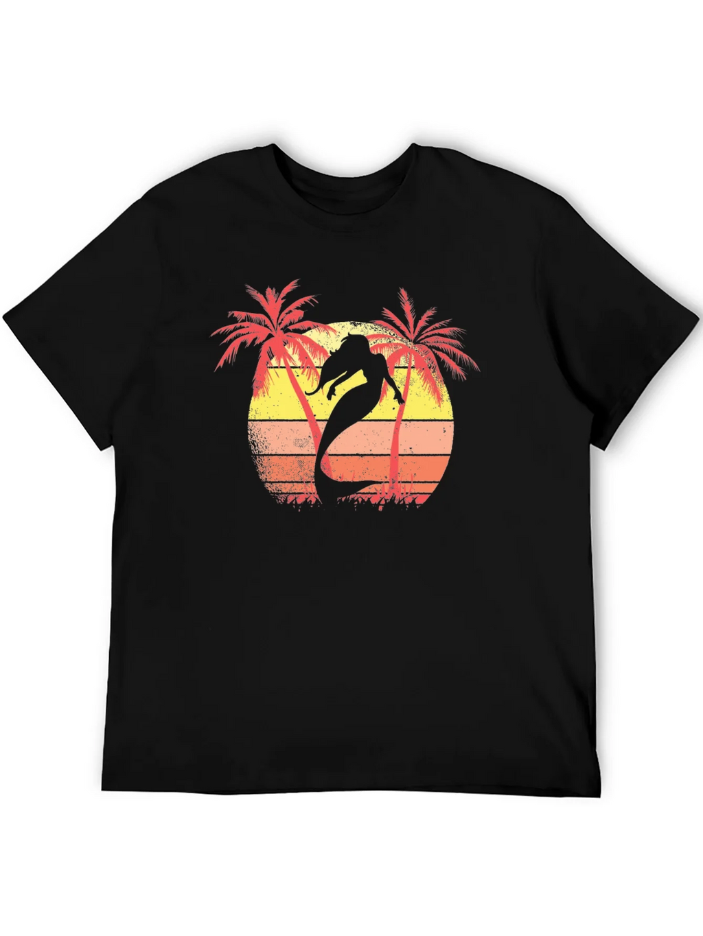 Mermaid Sunset Graphic T-Shirt