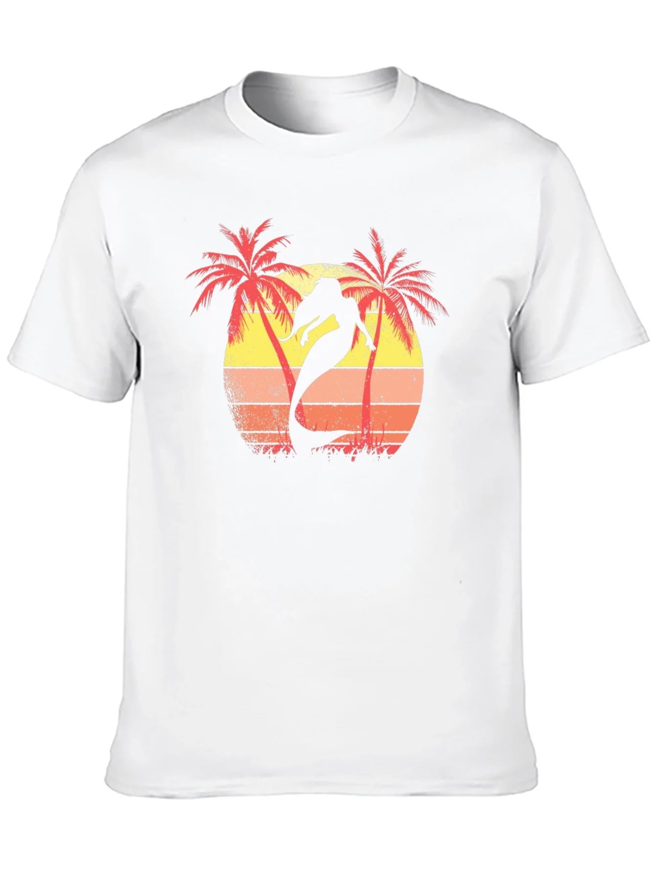 Mermaid Sunset Graphic T-Shirt
