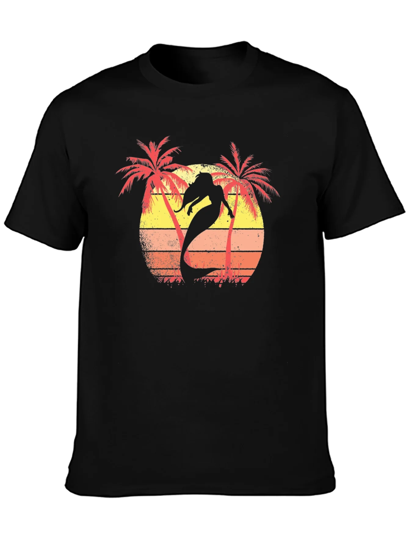 Mermaid Sunset Graphic T-Shirt