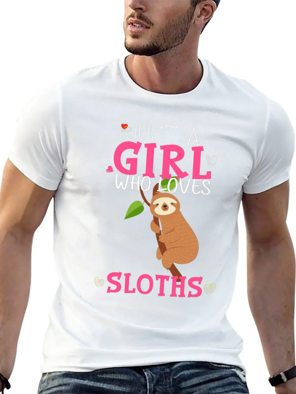 Just a Girl Who Loves Sloths T-Shirt