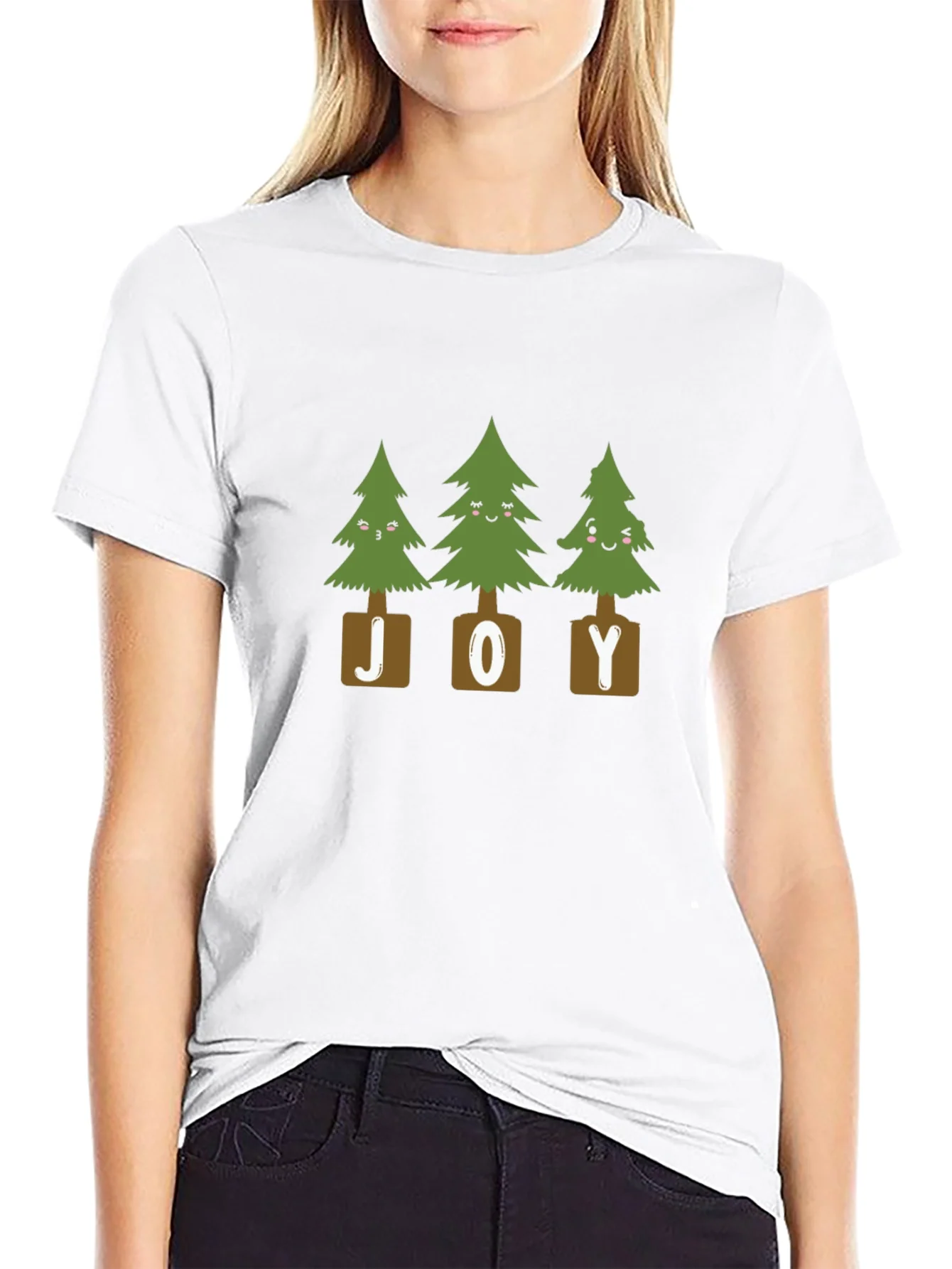 Festive Joyful Trees Graphic Tee