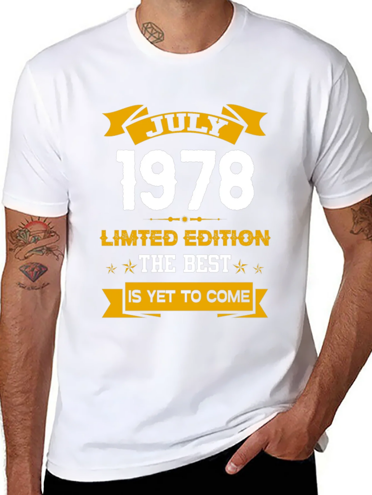 July 1978 Limited Edition Birthday T-Shirt