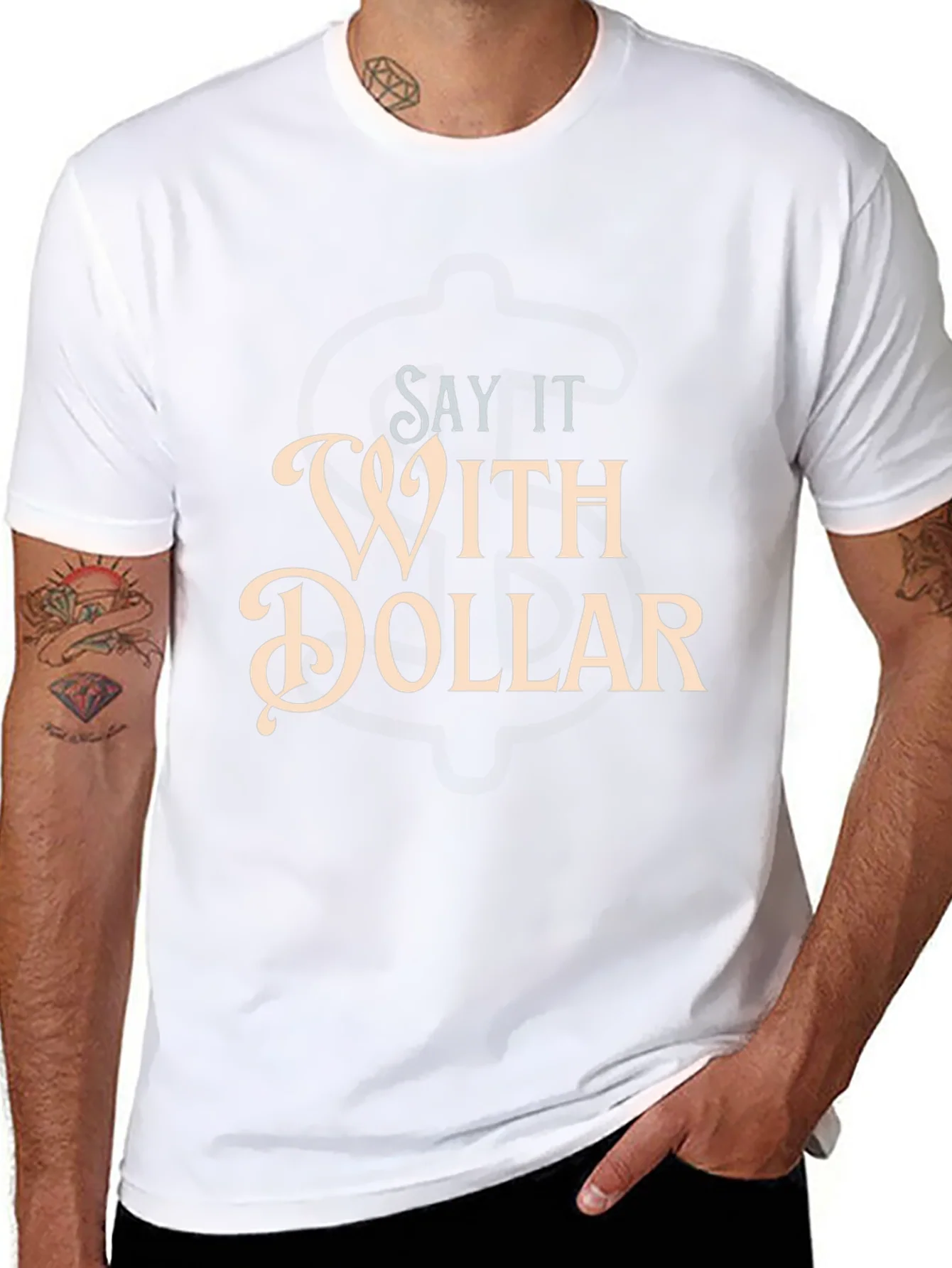 Say It With Dollar Graphic T-Shirt