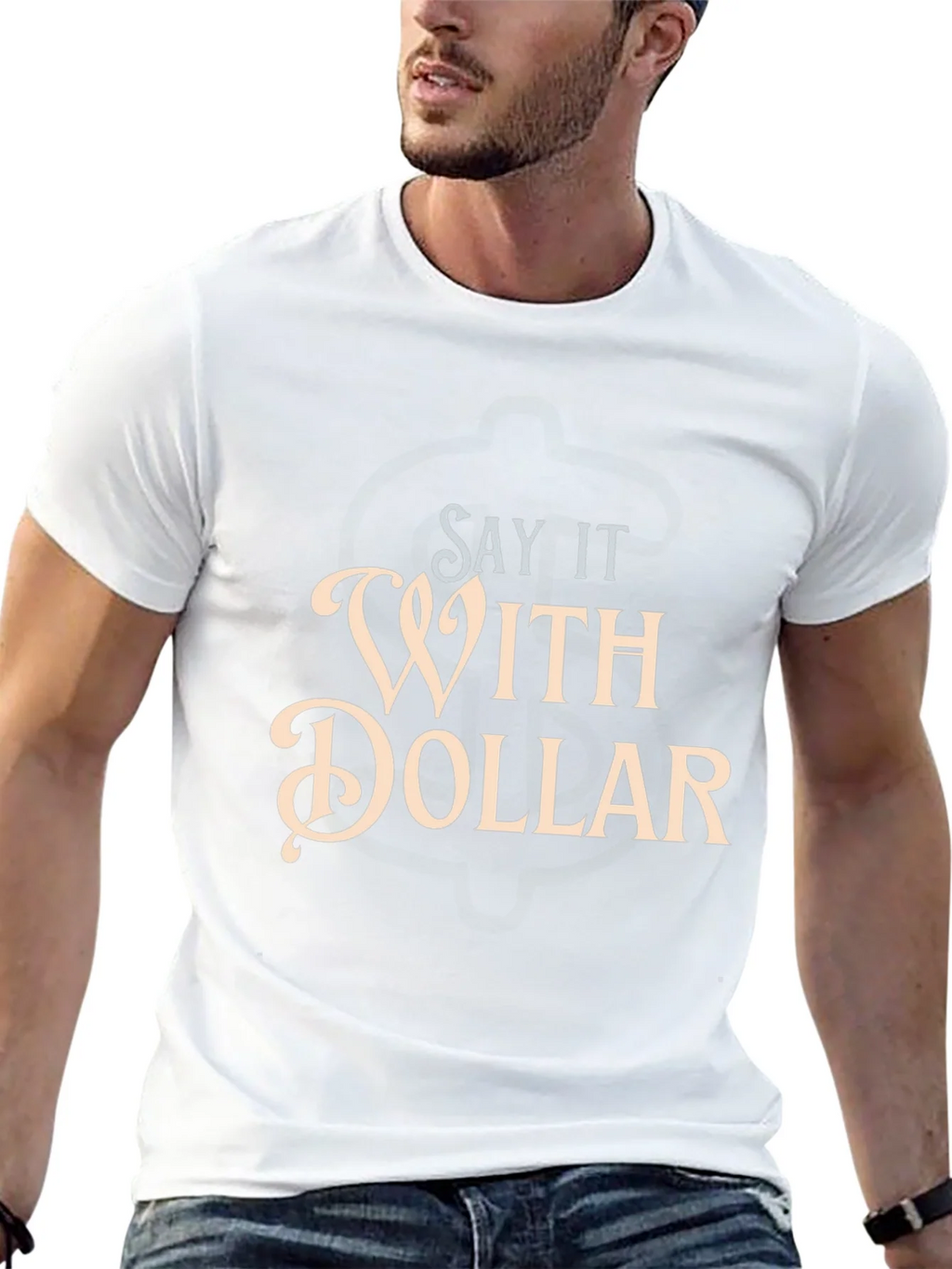 Say It With Dollar Graphic T-Shirt