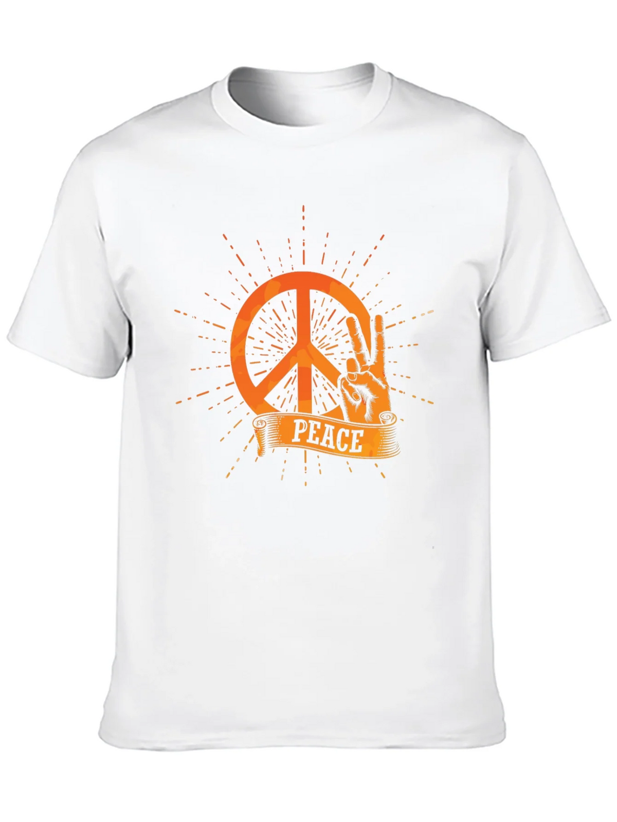 Peace Sign T-Shirt - Retro Style